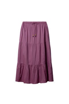 Springfield Saia midi com folhos