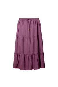 Springfield Saia midi com folhos