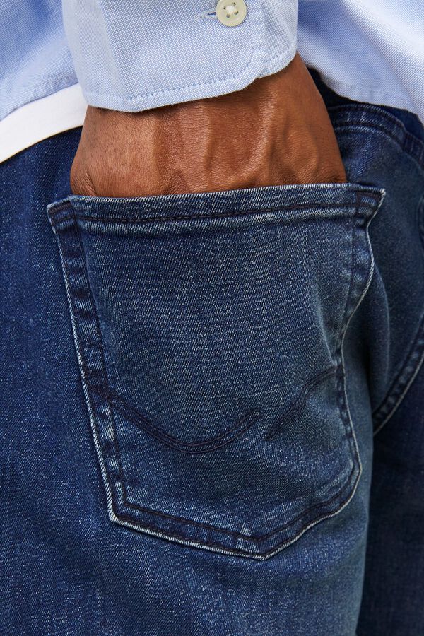 Jack & Jones PLUS Slim fit five-pocket jeans blue