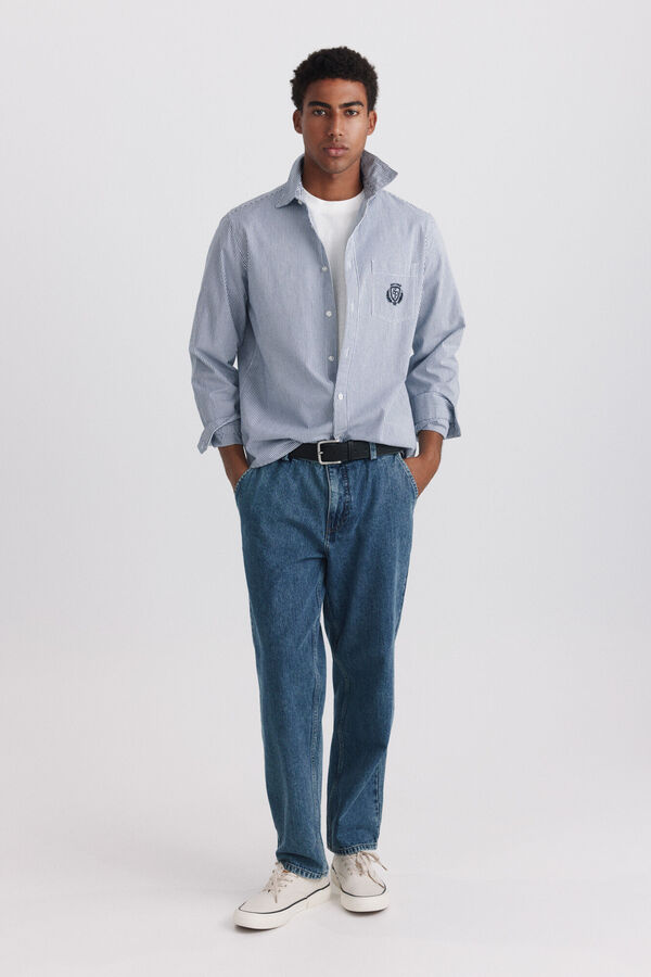 Springfield Cal&ccedil;as chino de ganga azul