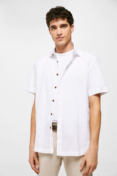 Springfield Linen shirt white