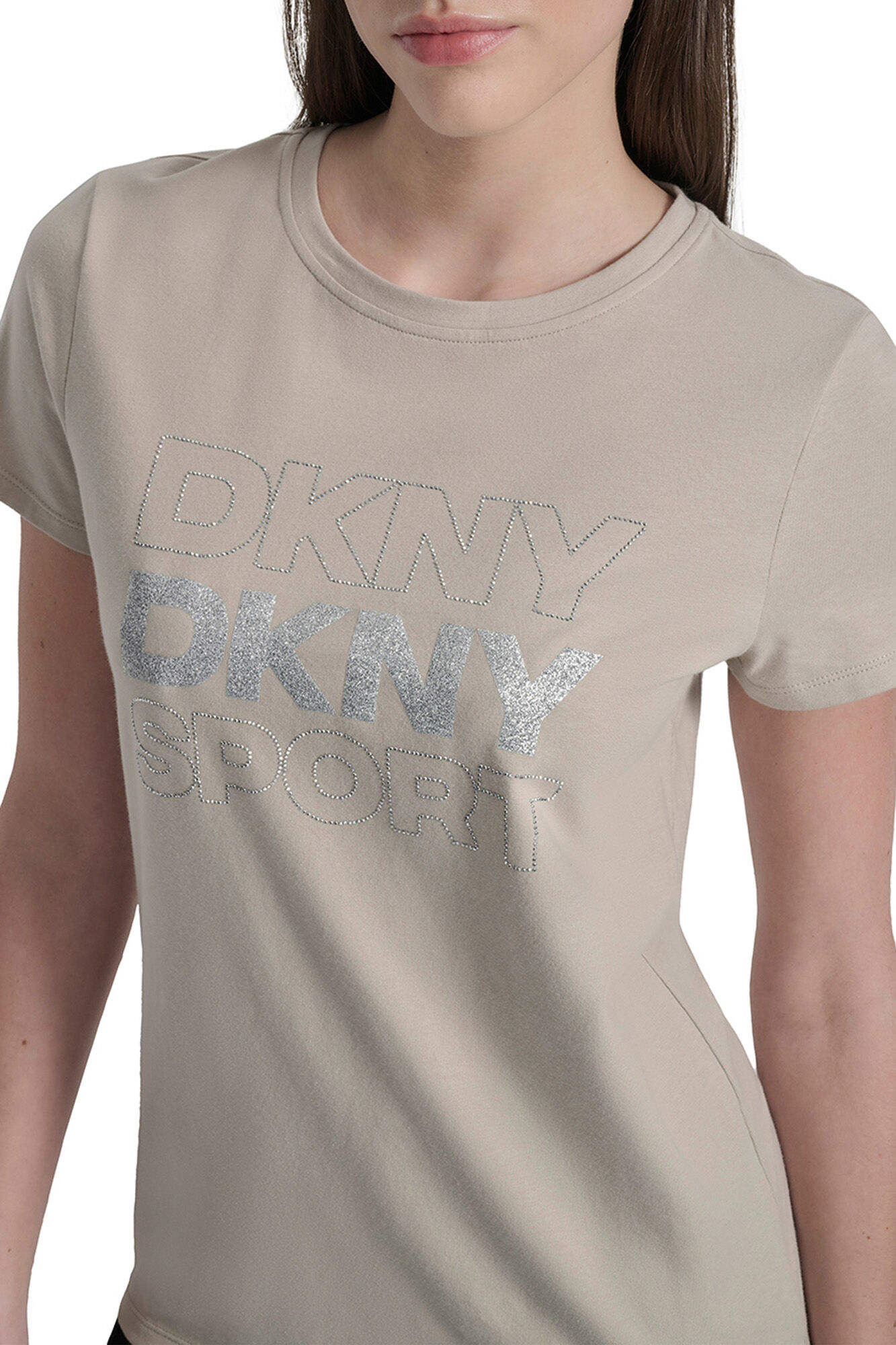 DKNY T-shirt com o logo da DKNY