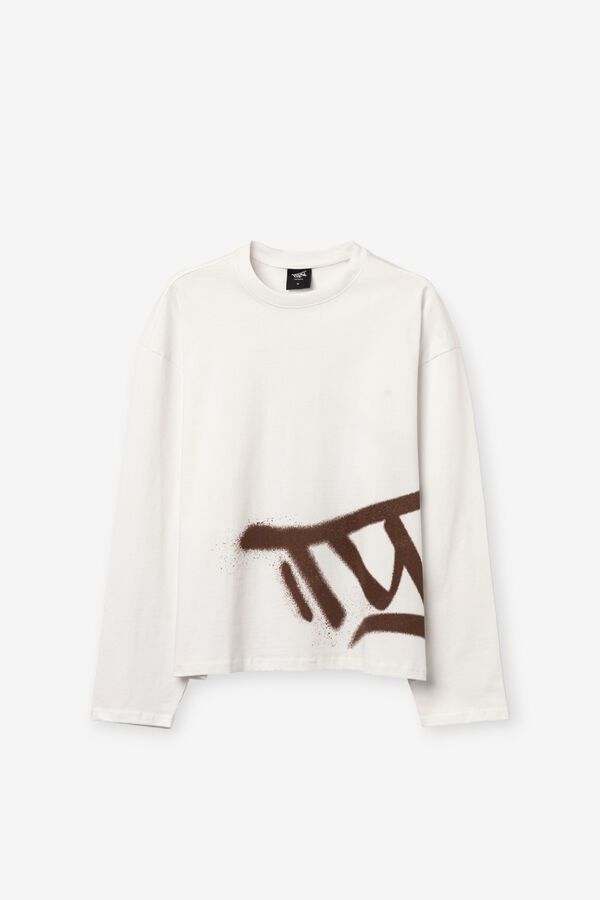 Tiffosi Young Long sleeve T-shirt white