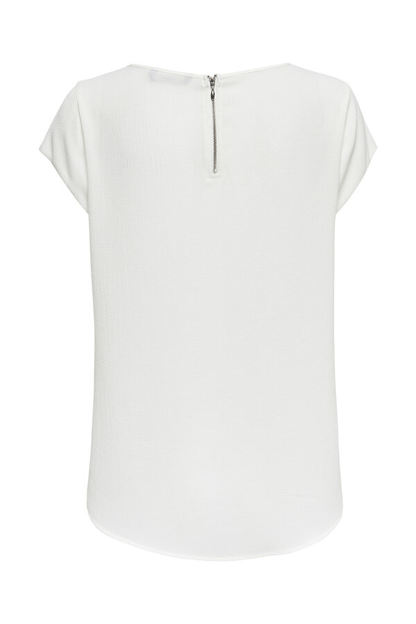 Only Smooth fluid T-shirt white