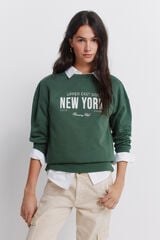 Springfield Sweatshirt "New York" green