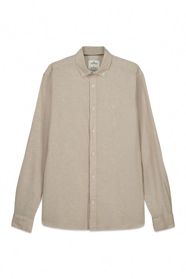 Springfield Linen shirt brown