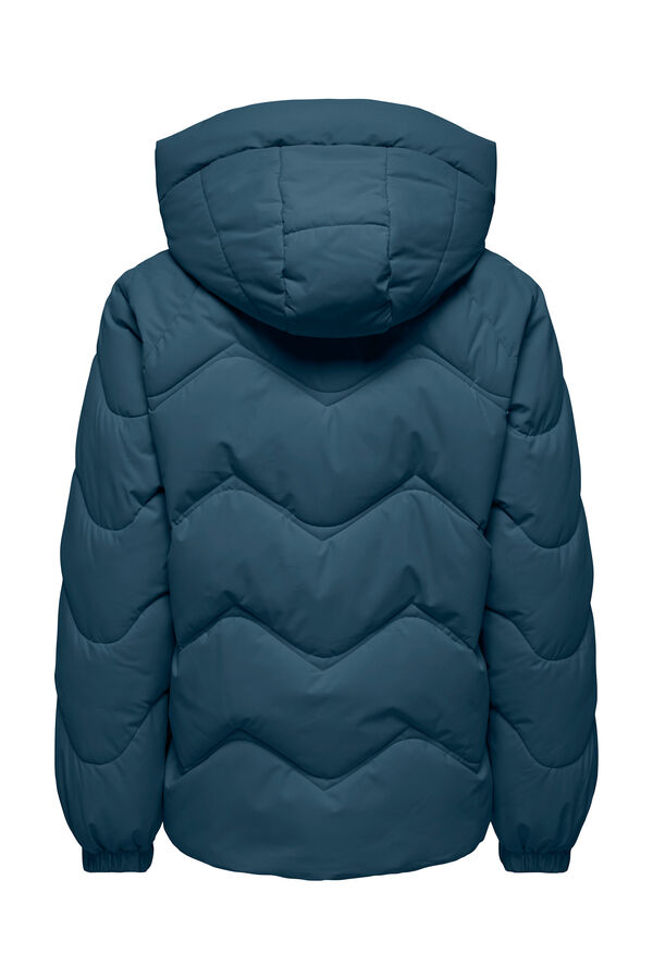 JDY Puffer coat blue