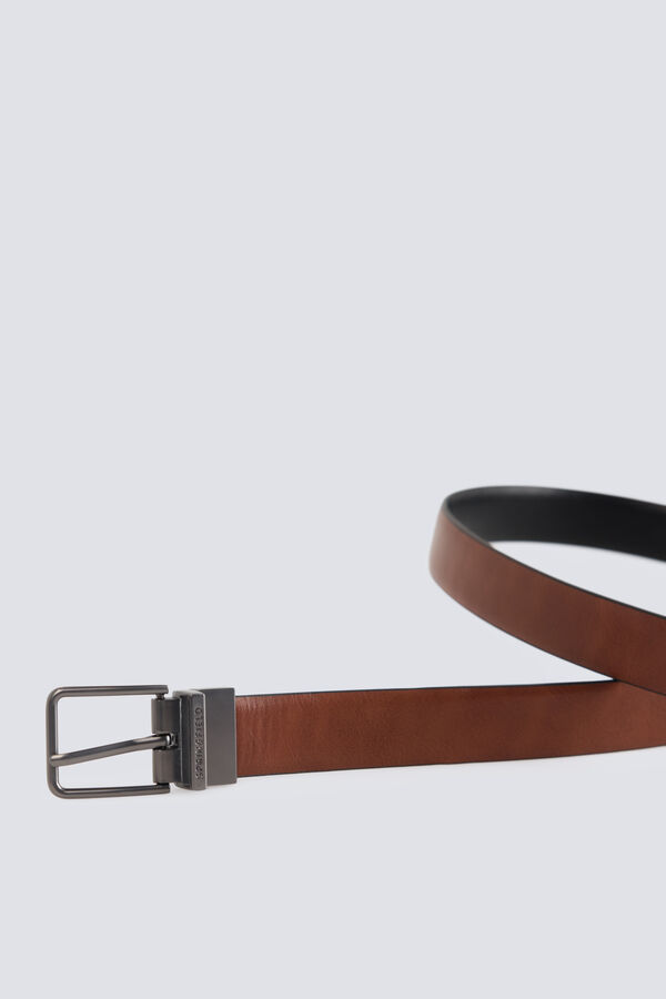 Springfield Basic faux leather belt mink