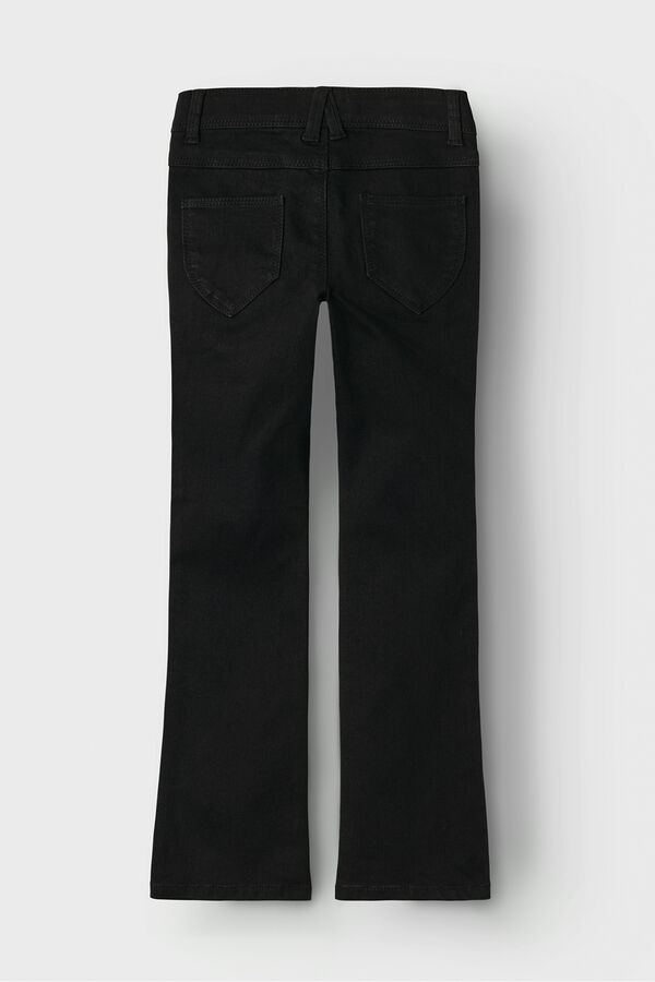 Name It Girl's bell-bottom jeans Crna