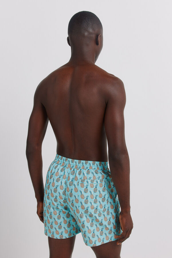Springfield Pineapple print swimwear blue