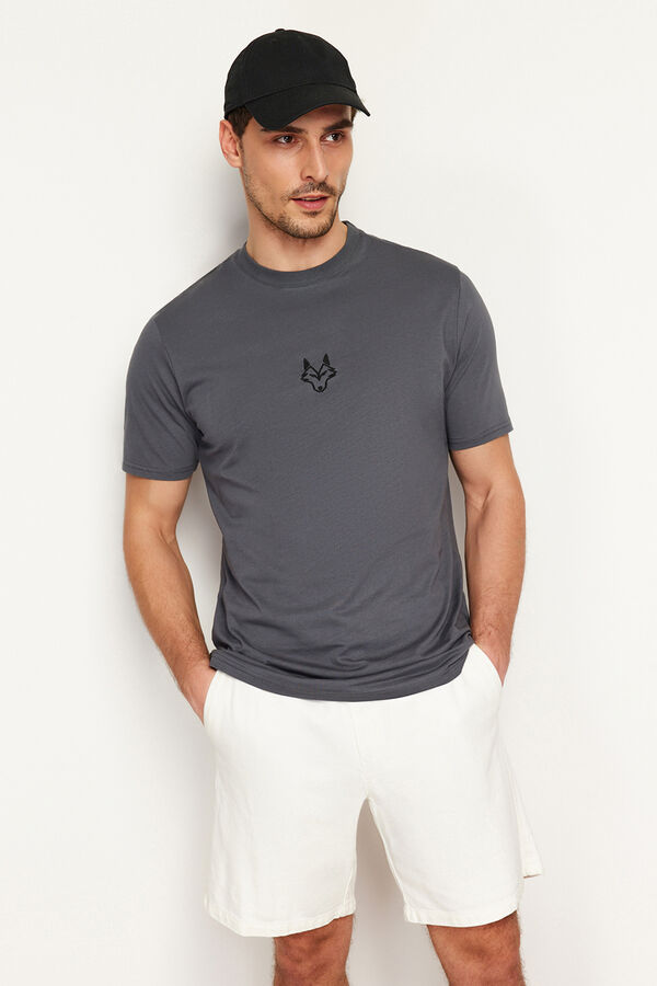 Trendyol T-shirt normal cinzento