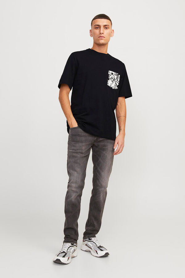 Springfield T-shirt with pocket crna