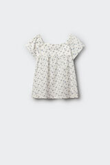Springfield Kids Blusa de flores ni&ntilde;a blanco