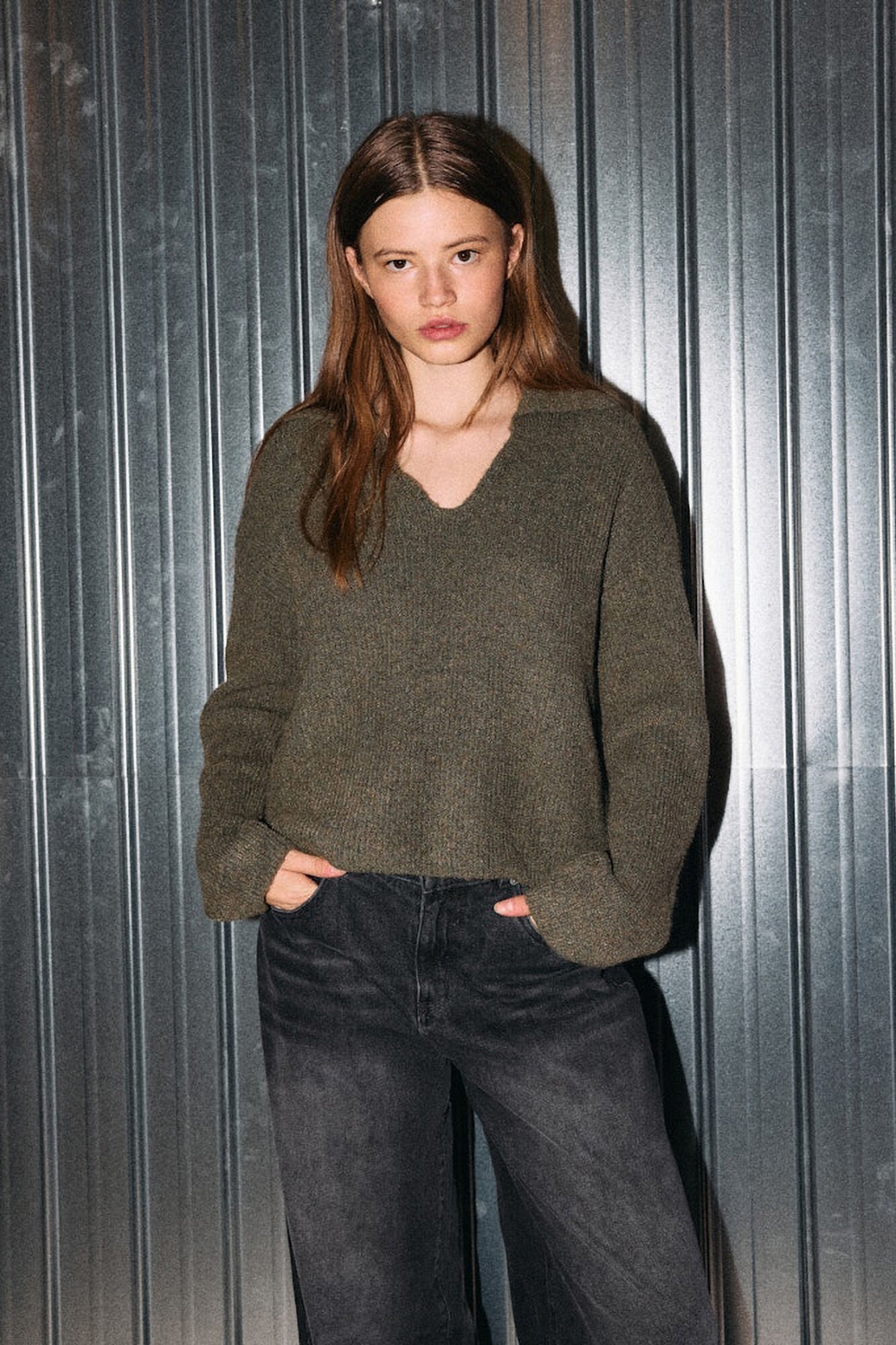 Noisy May Camisola gola em bico