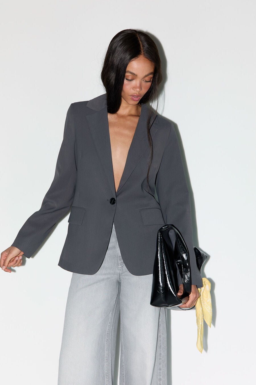 Blazer básica recta