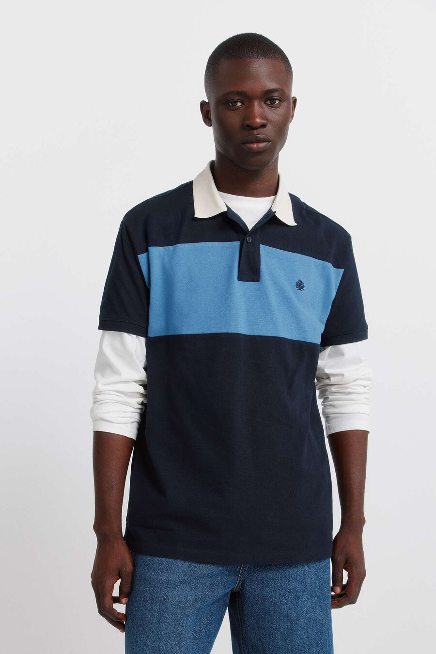 Polo piqué corte posicional regular fit