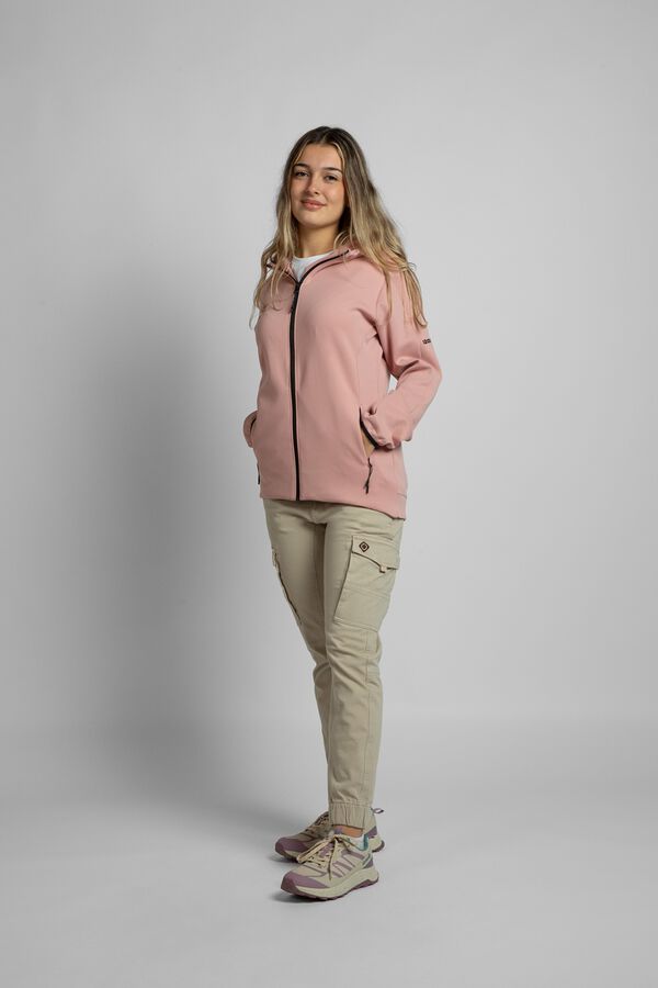 Izas Stretch zip-up sweatshirt pink