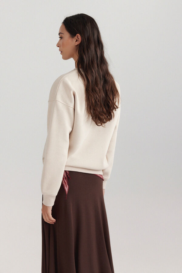 Springfield Studded sweatshirt nude