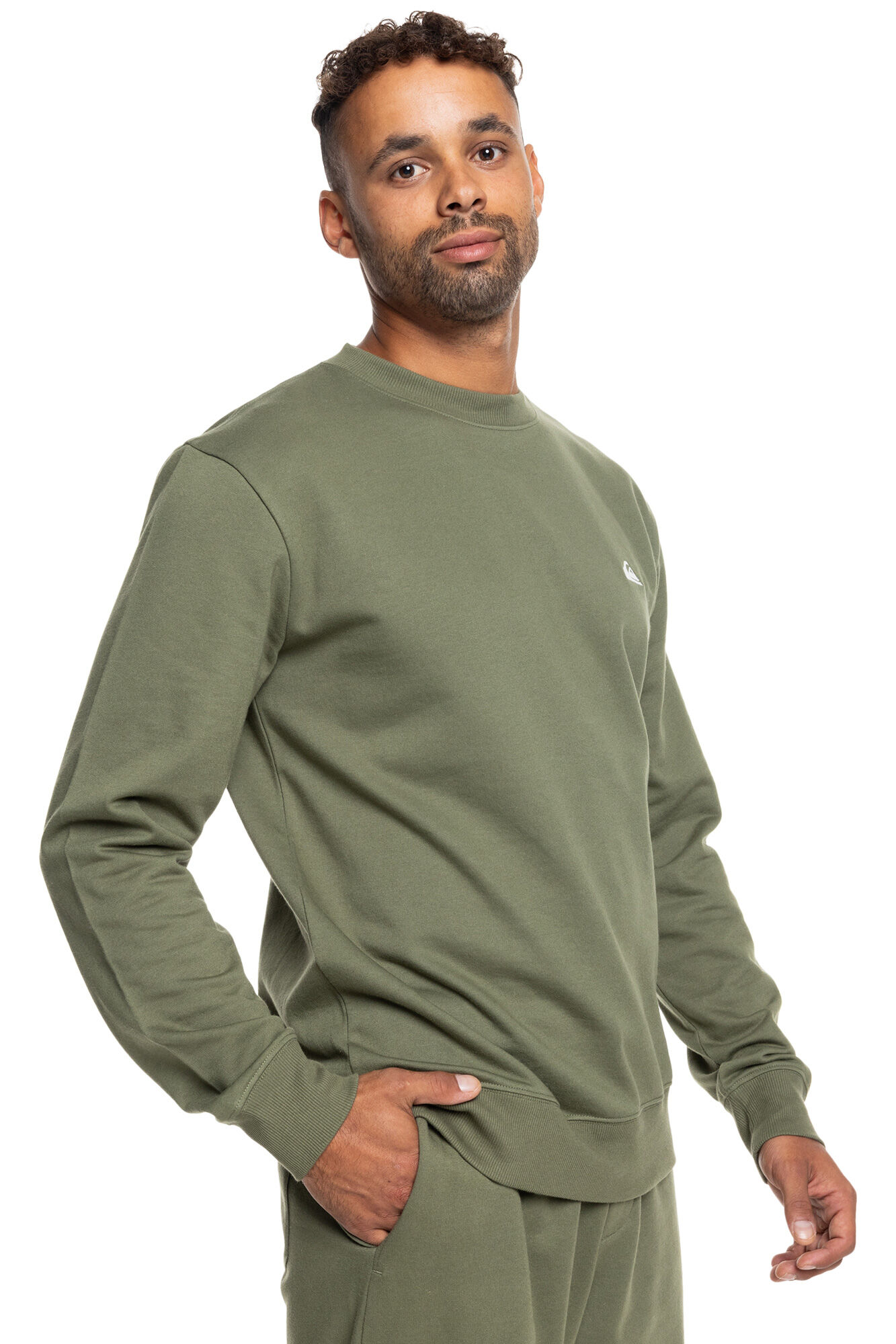 Quiksilver Basic - Polar de cuello redondo para hombre