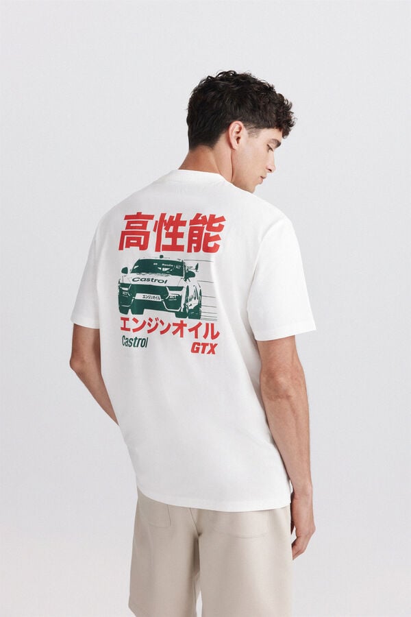 Springfield Castrol Gtx T-shirt beige