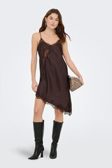 JDY Short slip dress nude
