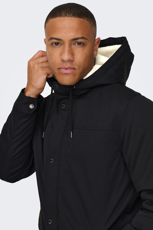 Only & Sons Hood parka black