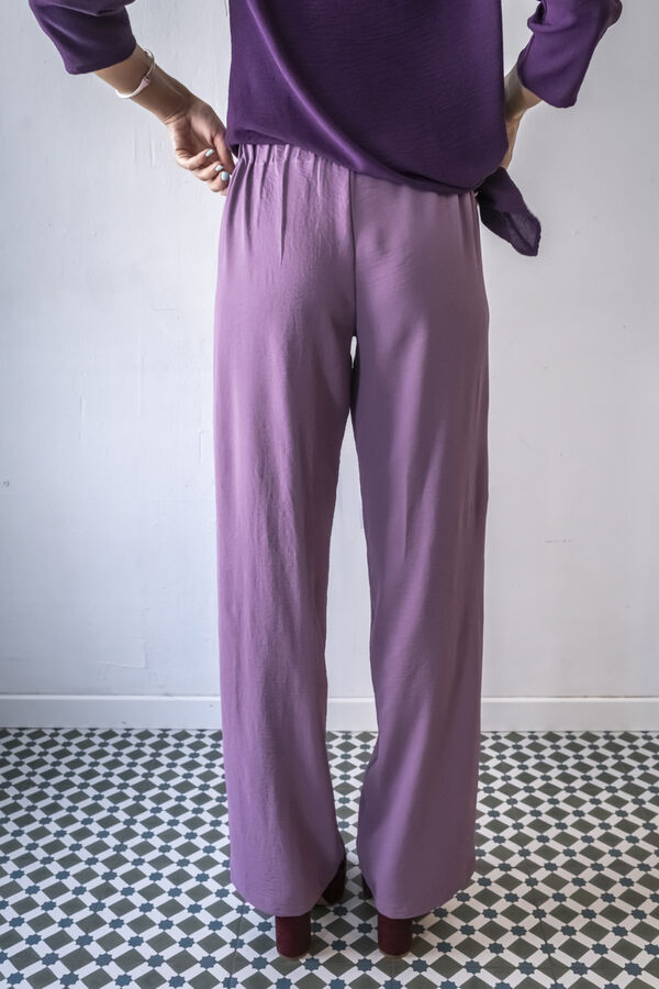 Cul Sac Pantal&oacute;n Palazzo morado/lila