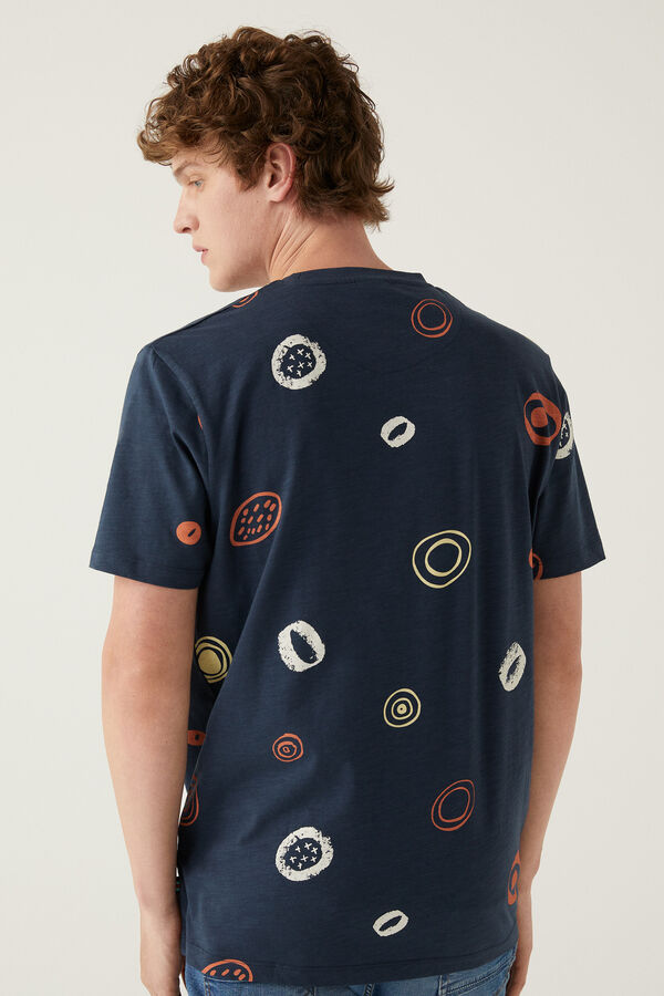 springfield T-shirt &eacute;tnica azul