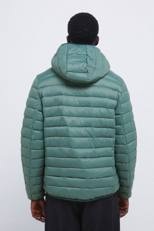 Springfield Chaqueta acolchada capucha verde