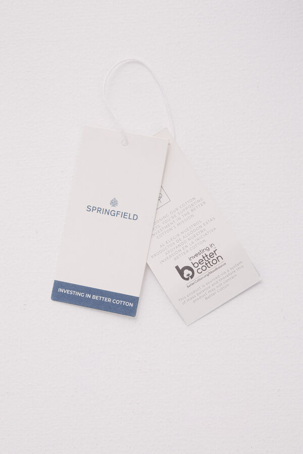 Springfield T-shirt « Roulez avec des coups de poing » beige