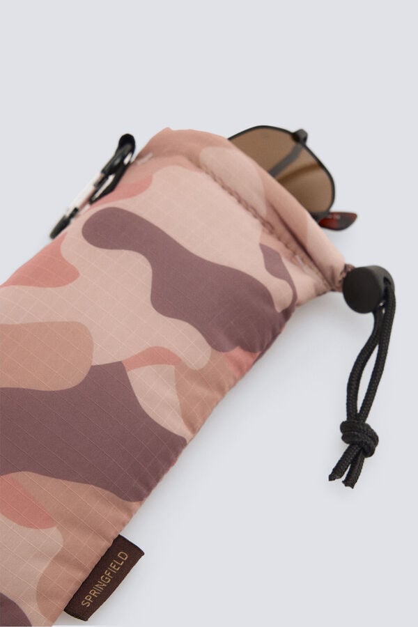 Springfield Lunettes de soleil style aviateur rectangulaires nude