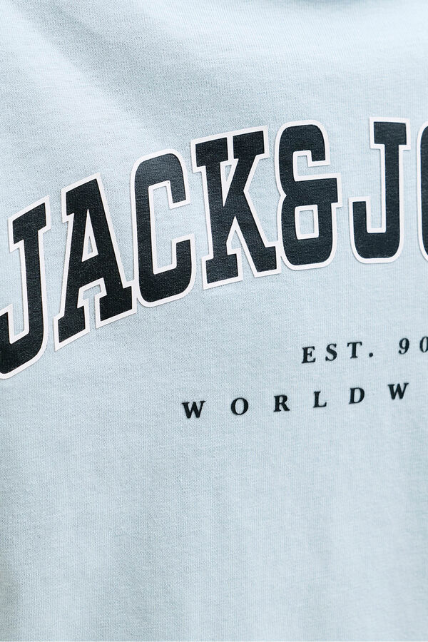 Jack & Jones Junior Camiseta relaxed logo azul