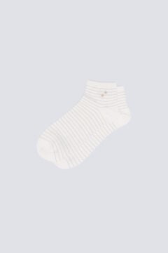 Springfield Chaussettes courtes &agrave; &eacute;toiles et rayures en lurex
