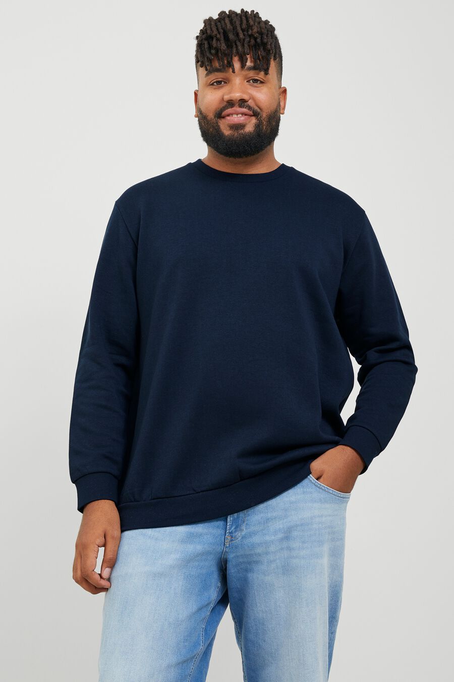 Sudadera de cuello redondo