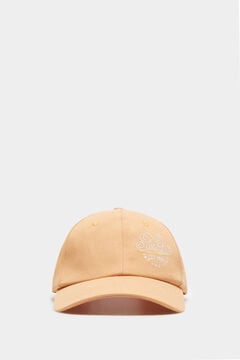 Springfield Cotton cap embroidered sides orange