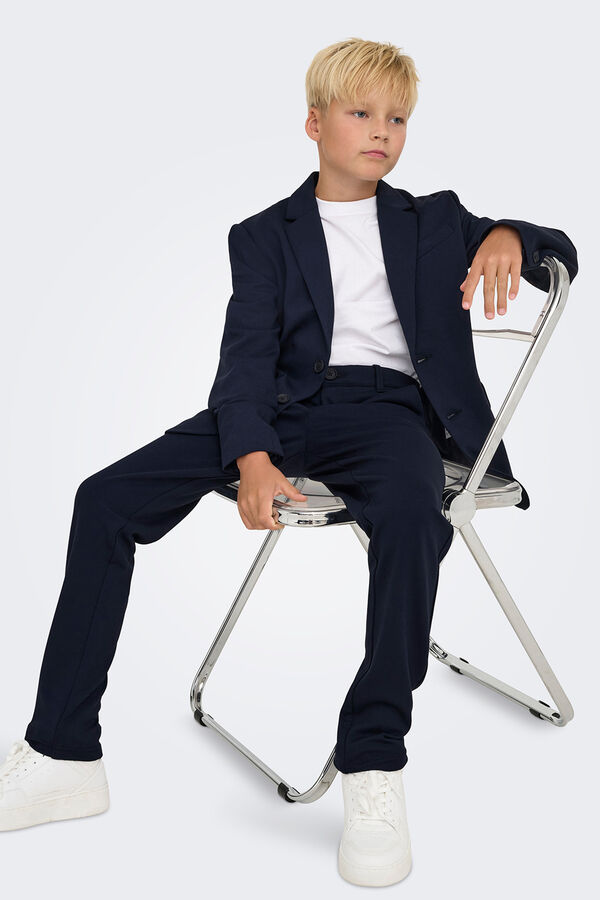 Only & Sons Junior Slim fit suit blue