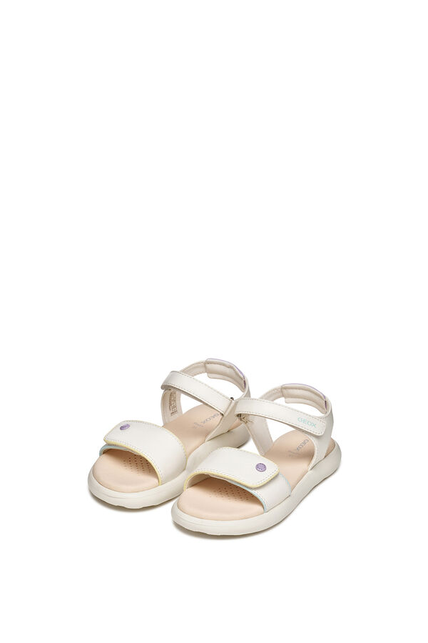 Geox Sandalia transpirable blanco