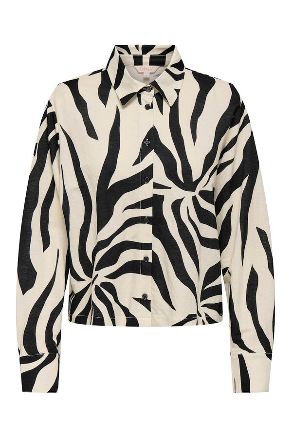 Only Camisa estampada floral preto