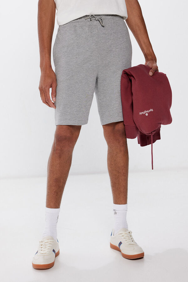 Springfield Essential Bermuda jogger shorts gray