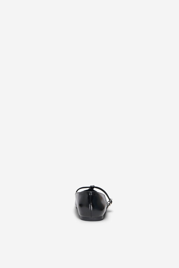 Only Sabrinas rasas com fivela preto