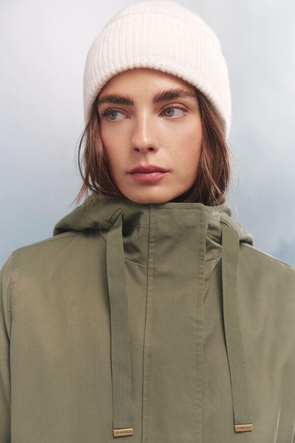 Springfield Sorona Aura hood parka beige