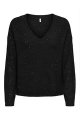 Only Jersey de lentejuelas negro