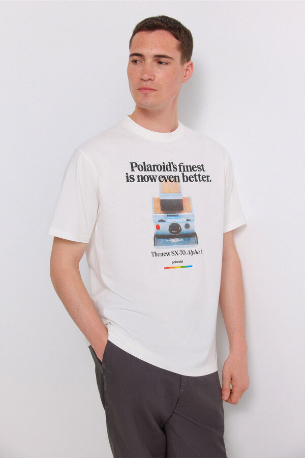 Springfield Polaroid SX70 Alpha 1 T-shirt beige