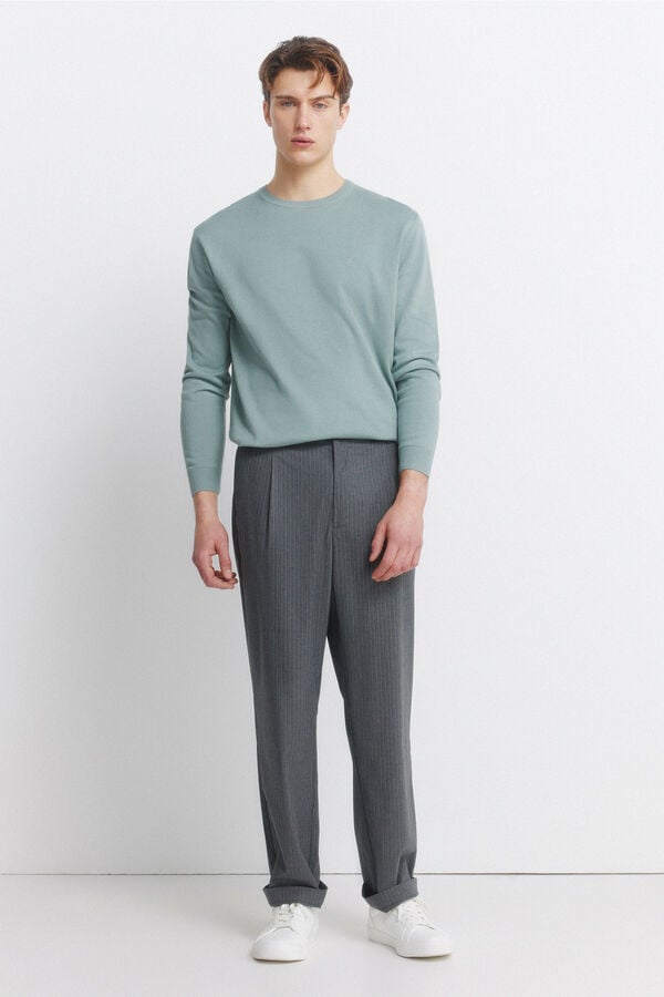 Springfield Basic logo jumper Springfield blue