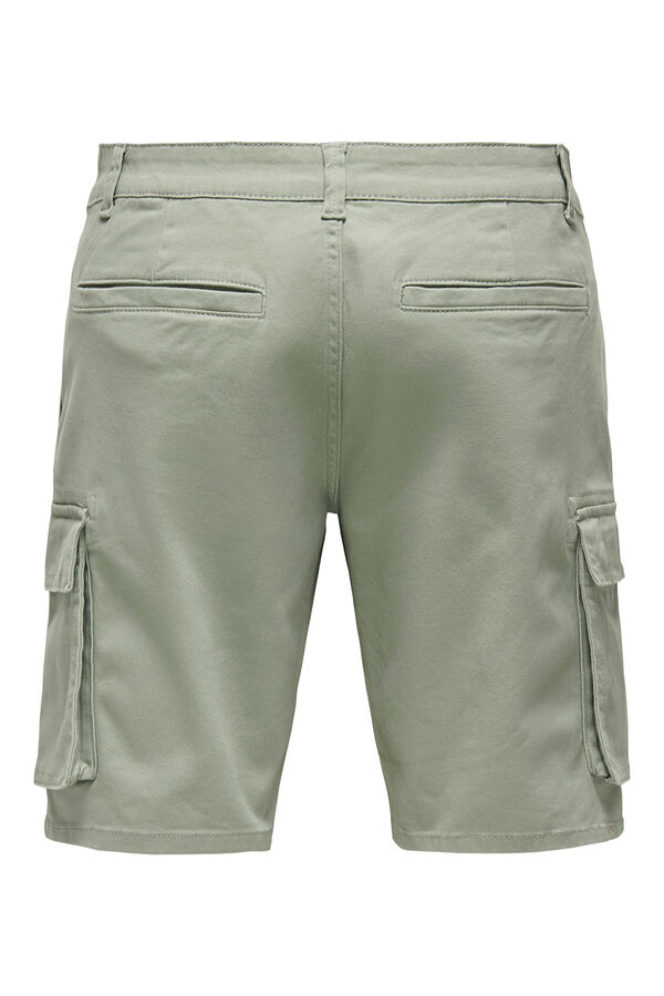 Only & Sons Cargo Bermuda shorts green