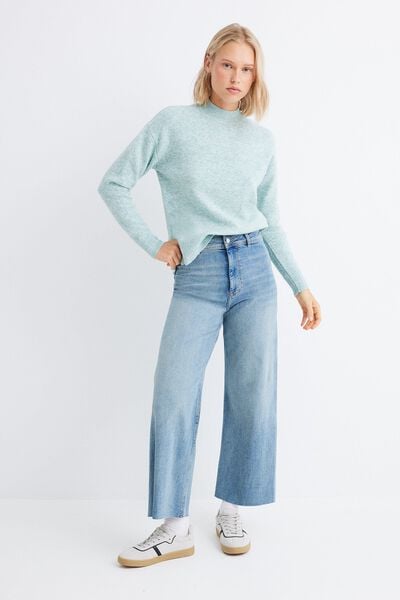 Springfield Jean Culotte  bleu acier