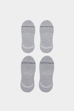 Springfield Plain invisible socks gray