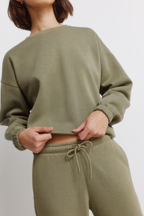 Springfield Plain sweatshirt beige