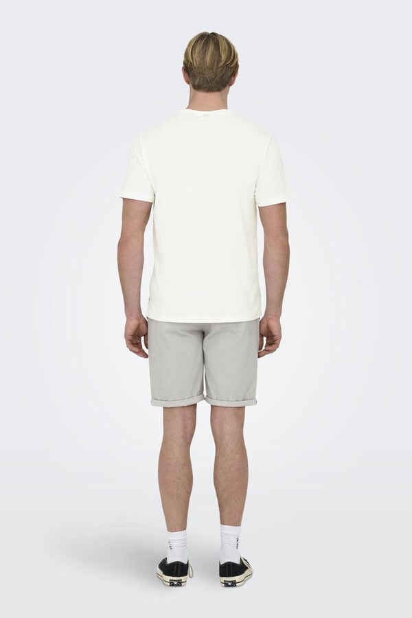 Springfield T-shirt with short sleeves  white