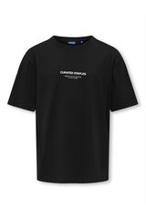 Only & Sons Junior Children's short sleeve T-shirt black